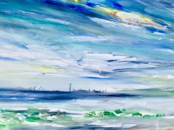 Forår over Aarhus Bugt