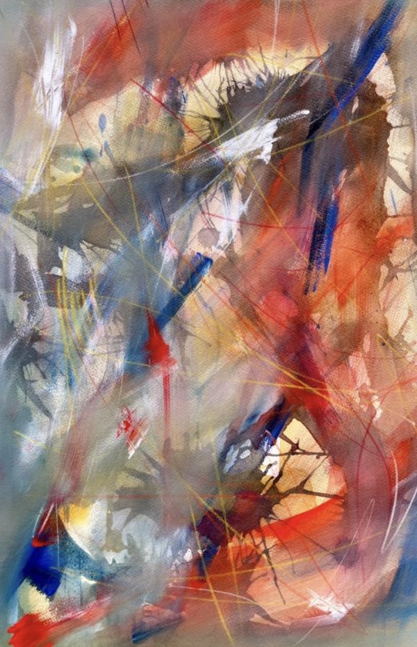 Splash ! (mixed media)